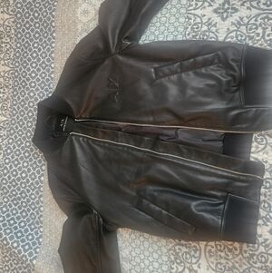 Armani Exchange Black Bomber Jacket